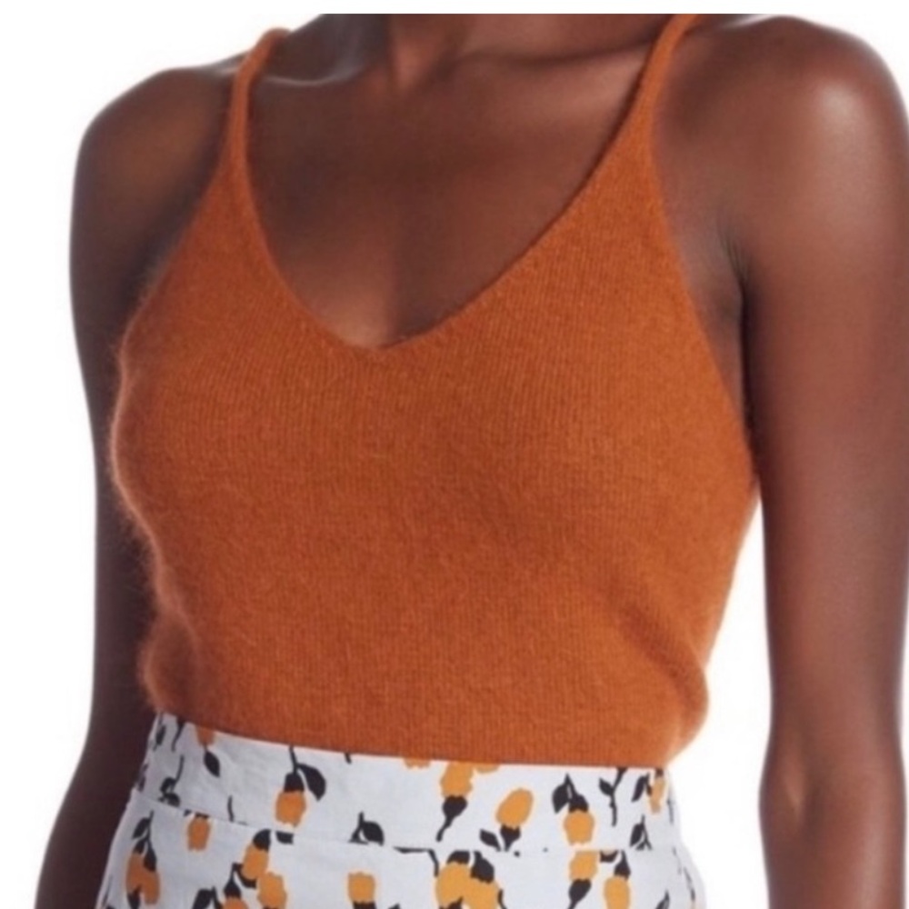 Code x Mode Angora Rabbit Fuzzy Sweater Tank - Picture 2 of 5